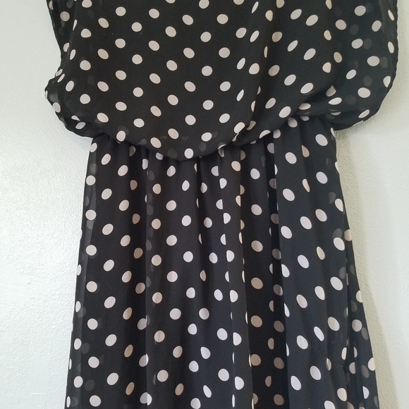 Sheer polka dot dress - Picture 2 of 4